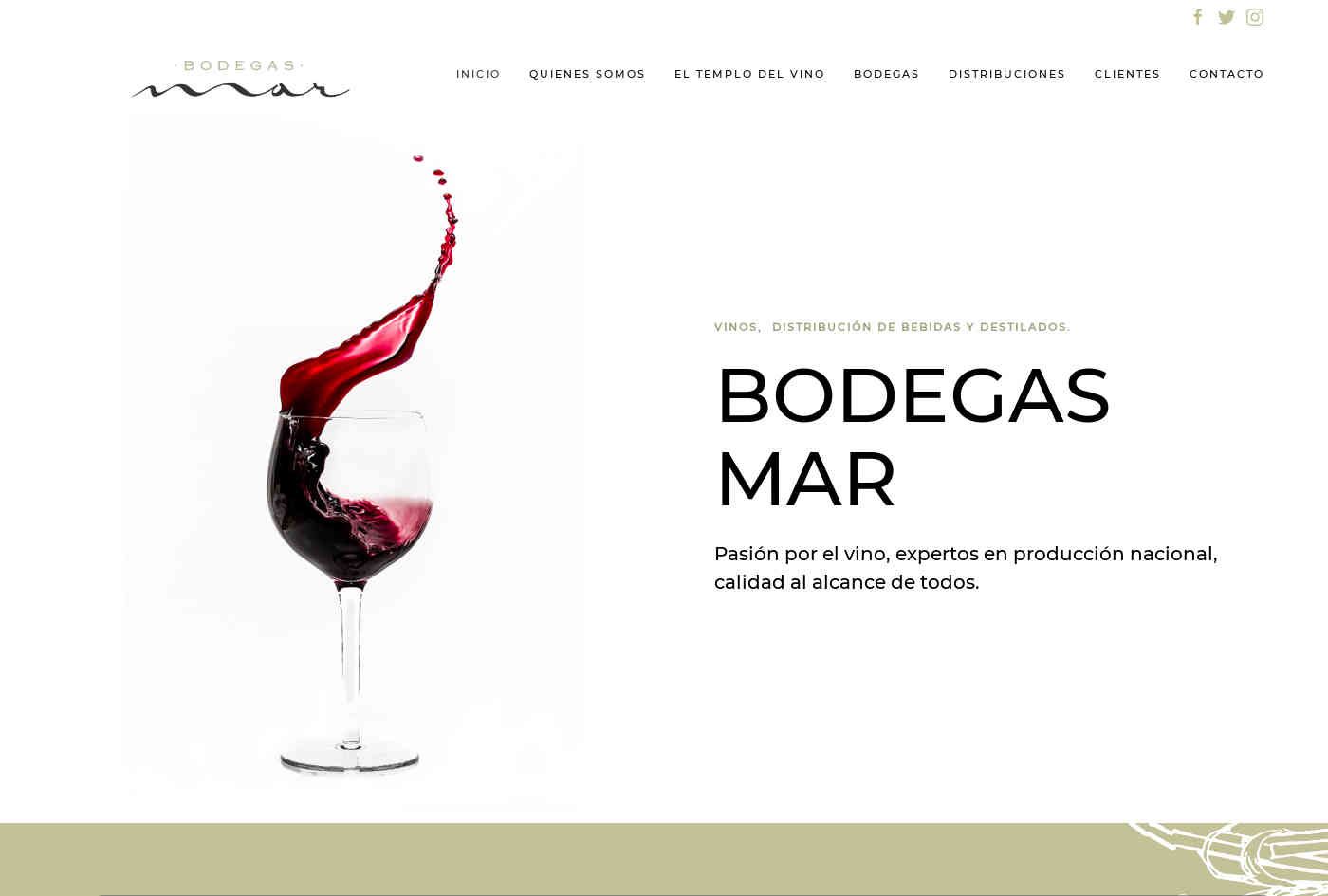 Diseño Web Empresa de Vinos